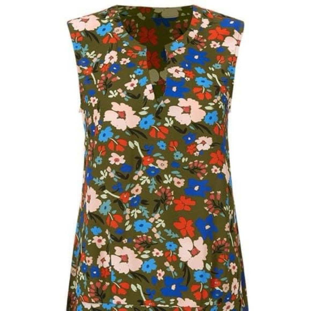 Cabi sleeveless wildflower top